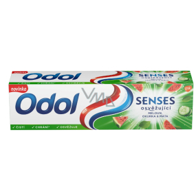 Odol Senses Osviežujúci Melón, uhorka & mäta zubná pasta 75 ml