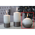 Lima Aroma línia sviečka svetlo hnedá guľa 80 mm 1 kus