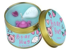 Bomb Cosmetics Medvedí objatí - Bear Hug vonná prírodné, ručne vyrobená sviečka v plechovej dóze horí až 35 hodín