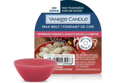 Yankee Candle Peppermint Pinwheels - mätové sušienky s vôňou vosku pre aromalampy 22 g