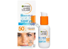Garnier Ambre Solaire Invisible Serum Super UV SPF50+ Denné sérum proti UV žiareniu 30 ml