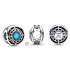 Prívesok zo striebra 925 Marvel The Avengers, Iron Man's Arc Reactor, náramok korálek