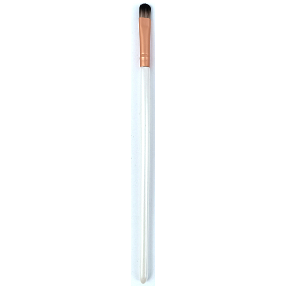 Štetec na očné tiene okrúhly Rosegold 17 cm