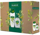 Palmolive Naturals Olive & Milk sprchový krém 250 ml + tekuté mydlo Naturals Milk & Olive s dávkovačom 300 ml, kozmetická sada pre ženy