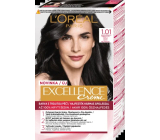 Loreal Paris Excellence Creme farba na vlasy 1.01 Tmavá sýta čierna