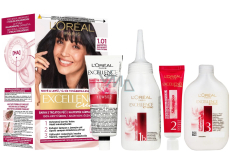 Loreal Paris Excellence Creme farba na vlasy 1.01 Tmavá sýta čierna