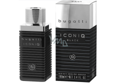 Bugatti Iconiq Black toaletná voda pre mužov 100 ml