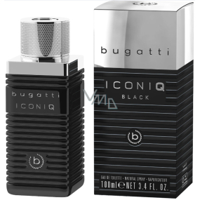 Bugatti Iconiq Black toaletná voda pre mužov 100 ml