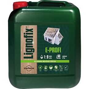 Lignofix E-profi prevencia proti hmyzu, plesniam, hubám, zelená, 5 kg Lignofix E-profi prevencia proti hmyzu, plesniam, hubám, zelená, 5 kg