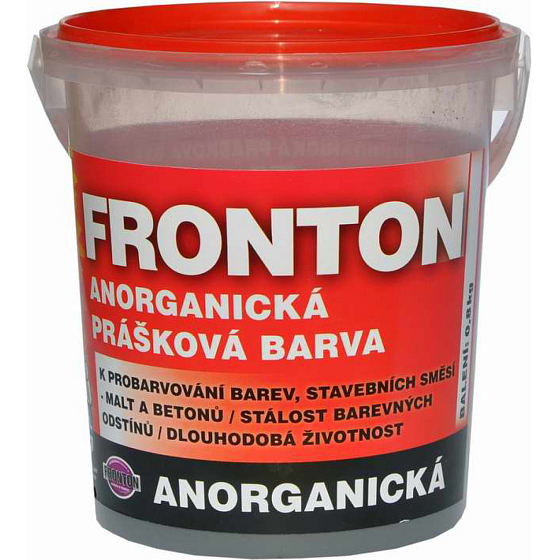Fronton prášková farba do stavebných zmesí malty a betónov, 0191 šedá, 800 g