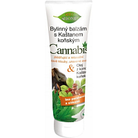 BIO BIONE Cannabis Bylinný balzám s gaštanom koňským 300 ml