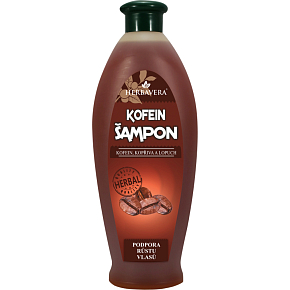 Herbavera Kofeínový šampón proti vypadávaniu vlasov, 550 ml