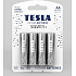 Tesla SILVER+, AA tužková batéria, 4ks