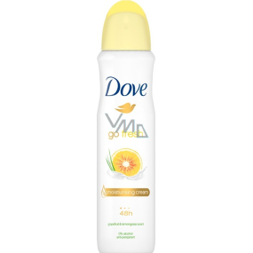 Dove Go Fresh Energize Grep & Citrónová tráva antiperspirant dezodorant sprej pre ženy 150 ml