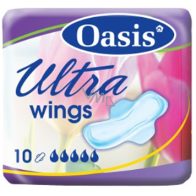 Oasis Ultra Wings intímne vložky s krídelkami 10 kusov