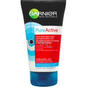Garnier Skin Naturals Pure Active čistiace starostlivosť proti akné s aktívnou zložkou uhlie 150 ml