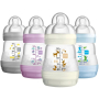 Mám Anti-Colic antikolikovú fľašu na kŕmenie, silikónová jemná cumlík rôzne farby 0+ mesiacov 160 ml