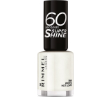 Rimmel London 60 sekund Super Shine Nail Polish lak na nechty 703 White Hot Love 8 ml