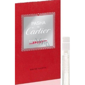Cartier Pasha Edition Noire Sport toaletná voda pre mužov 1,5 ml s rozprašovačom, vialka