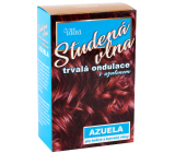 Valea Azuela Studená vlna s azulenom trvalá ondulácia s azulenom pre šedivé a farbené vlasy 100 ml