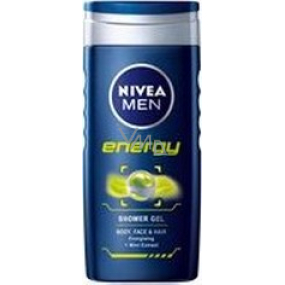 Nivea Men Energy sprchový a šampón na vlasy 250 ml