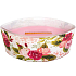 Woodwick Illustrated Moms Rose - Ruža vonná sviečka s dreveným širokým knôtom a viečkom sklo loď 453 g