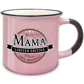 Nekupto Retro hrnček s nápisom Báječná mama 250 ml
