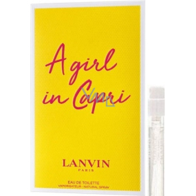 Lanvin A Girl in Capri toaletná voda pre ženy 2 ml s rozprašovačom, vialka
