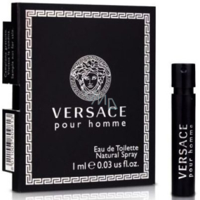 Versace pour Homme toaletná voda 1 ml s rozprašovačom, vialka