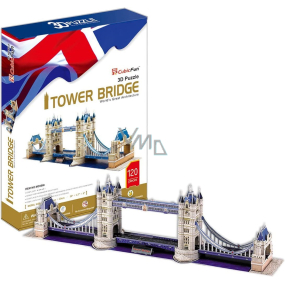 CubicFun Puzzle 3D Tower Bridge 120 dielikov, odporúčaný vek 10+