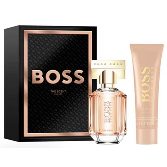Hugo Boss Boss The Scent for Her parfumovaná voda 30 ml + telové mlieko 50 ml, darčeková sada pre ženy
