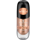 Essence Satin Chrome lak na nechty 01 Robotic Rose 8 ml