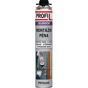Profil montážna pena, pištolová, 750 ml