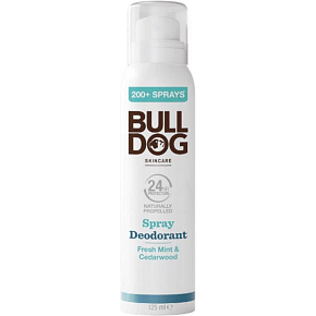Bulldog Fresh Mint & Cedarwood deodorant sprej pre mužov 125 ml