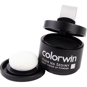 Colorwin púder na šediny a pre objem vlasov, čierny 3,2 g Colorwin púder na šediny a pre objem vlasov, čierny 3,2 g