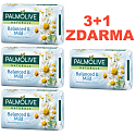 Palmolive Naturals Balanced & Mild tuhé toaletné mydlo 3 + 1 kus 90 g