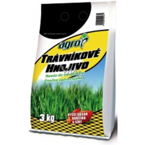 Agro Trávníkové hnojivo pre zdravo zelený a odolný trávnik 3 kg