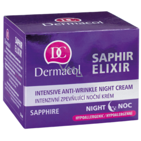 Dermacol Saphir Elixir intenzívny spevňujúci nočný krém 50 ml