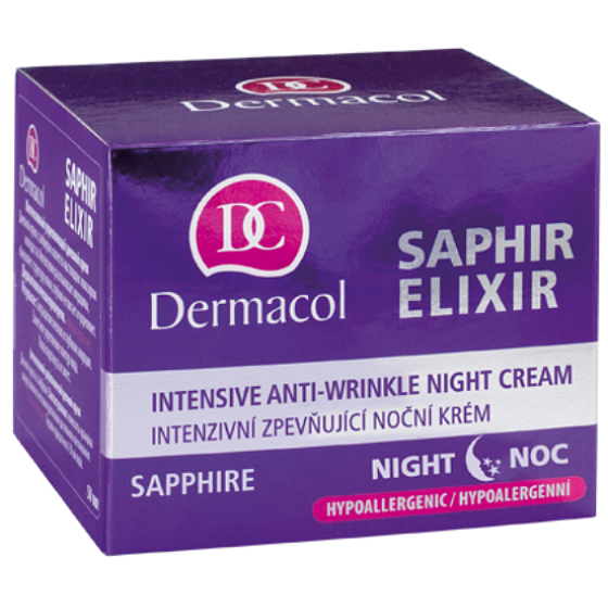 Dermacol Saphir Elixir intenzívny spevňujúci nočný krém 50 ml