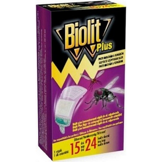 Biolit Plus Koncentrovaná náplň do elektrického odparovača na muchy, komáre 1 kus
