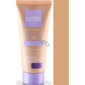 Gabriella salva Long Lasting Foundation 3v1 SPF15 make-up 03 Soft Hone 30 ml