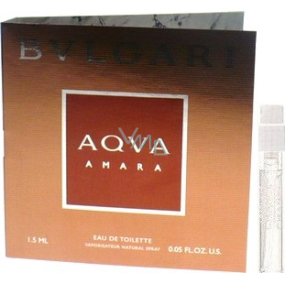 Bvlgari Aqva Amara toaletná voda pre mužov 1,5 ml s rozprašovačom, vialka