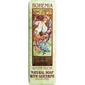 Bohemia Gifts Alfons Mucha Oliva a citrus toaletné mydlo 125 g