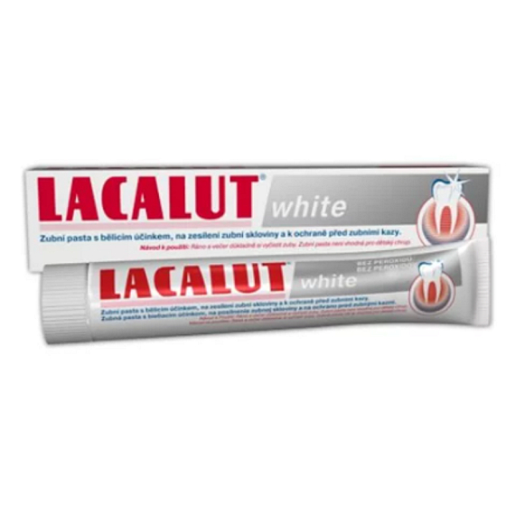 Lacalut Whitening zubná pasta na bielenie zubov a ochrane pred parodontózou 75 ml