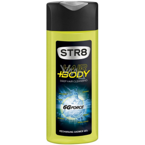 Str8 6G Force sprchový gél na telo a vlasy pre mužov 400 ml