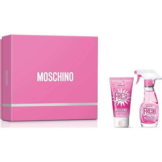 Moschino Fresh Couture Pink toaletná voda pre ženy 30 ml + telové mlieko 50 ml, darčeková sada