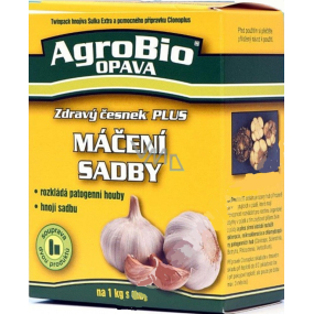 AgroBio Zdravý cesnak Plus máčanie sadiva 10 g + 50 ml na 1 kg sadby cesnaku