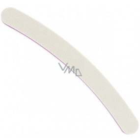 Pilník na nechty plochý oválny prehnutý biely 17,5 cm 5312