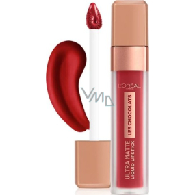 Loreal Paris Infaillible Les Chocolats Ultra Matte tekutý rúž 864 Tasty Ruby 7,4 ml