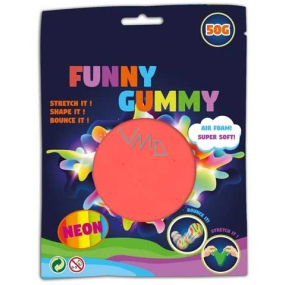 Johntoy Gumová skákacie pena Airfoam oranžová 50 g